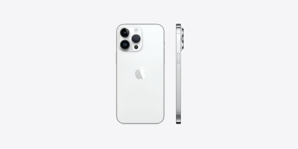 Oyun telefonu iphone 14 pro max bulunur beyaz platformun üzerinde.