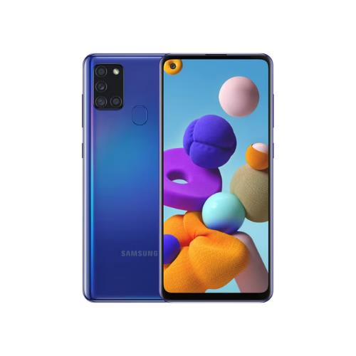 Yenilenmiş SAMSUNG GALAXY A21S 128GB -A Kalite- Mavi