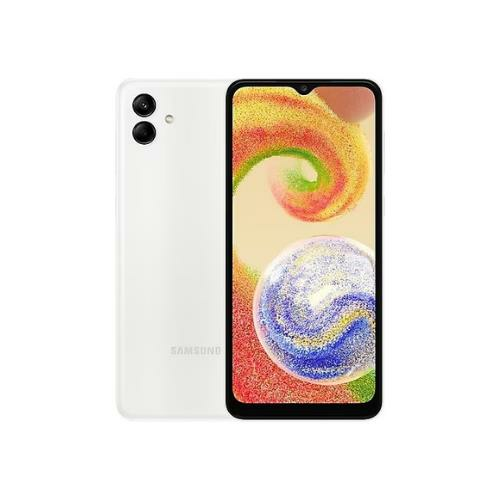 Yenilenmiş SAMSUNG GALAXY A04 128GB -B Kalite- Beyaz