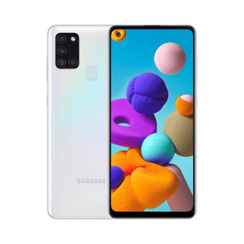 Yenilenmiş SAMSUNG GALAXY A21S 128GB -A Kalite- Beyaz