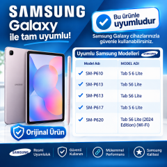 Samsung Galaxy Tab S6 Lite Kalem Pembe