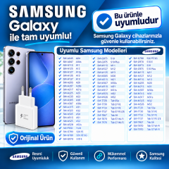 Samsung Orijinal 15W Hızlı Şarj Adaptörü