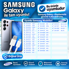 Samsung USB - Type-C Şarj Kablosu