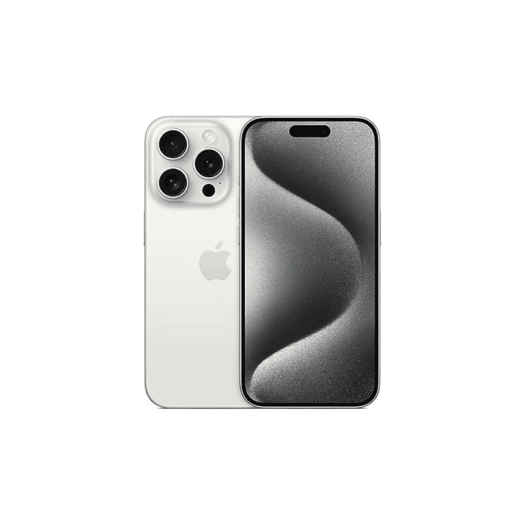 Yenilenmiş IPHONE 15 PRO 128GB -A Kalite- Beyaz Titanyum